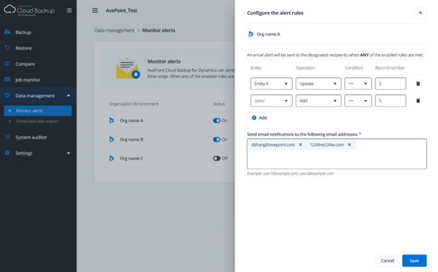 Reguły powiadamiania 